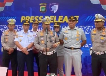 Polda Metro Jaya Amankan Sekitar Seratus Kendaraan Travel Gelap