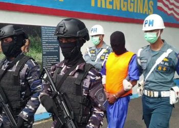 TNI AL Lhokseumawe Gagalkan Penyelundupan 100 Kg Sabu-sabu