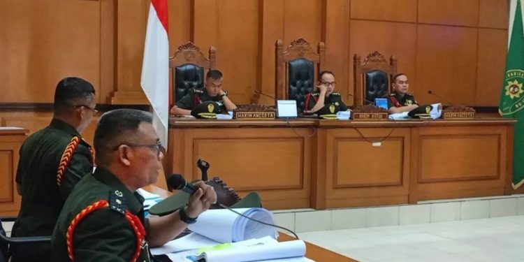 Pengadilan Militer Putar Bukti Video dalam Sidang Kasus Penembakan Bos Rental Mobil