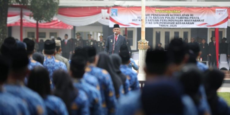 Usai Retret, Bupati Sleman Harda Kiswaya Pimpin Upacara Peringatan Hari Penegakan Kedaulatan Negara