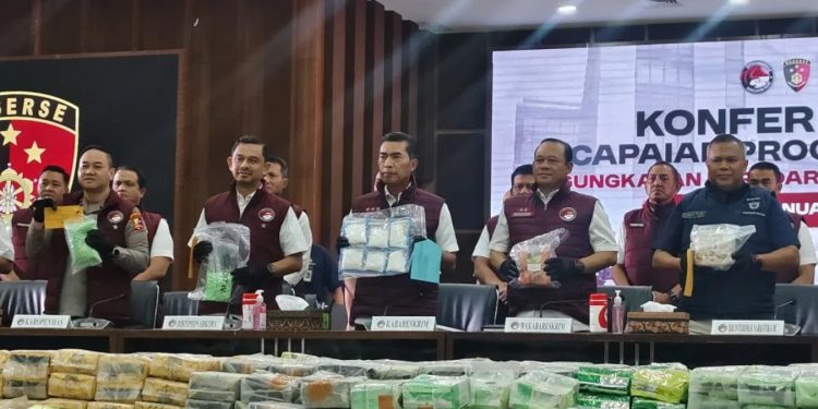 Polri Bongkar 6.881 Kasus Narkoba dalam Dua Bulan, 9.586 Tersangka Diamankan
