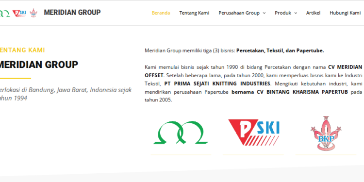 Meridian Group Membangun Fondasi Kuat dalam Industri Percetakan hingga Tekstil